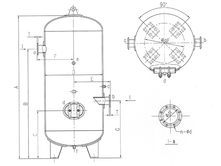 儲氣罐（空氣壓縮機(jī)配套產(chǎn)品）